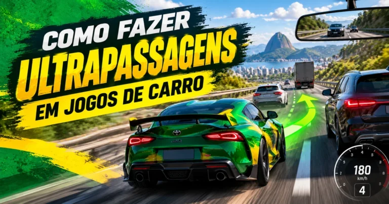 Como ultrapassar carros no trânsito em jogos de corrida